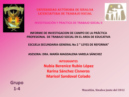 Diapositiva 1 - Universidad Autónoma de Sinaloa