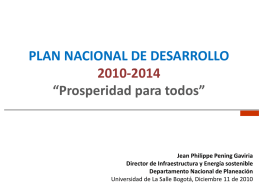 Diapositiva 1 - Departamento Nacional de Planeación