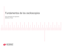 Fundamentos de los osciloscopios