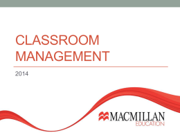 Classroom Management - Englishbook In Georgia