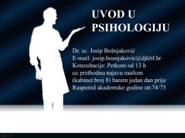 Psihologija forenzike/Forenzička psihologija