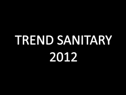 TREND SANITARY 2012 - CastelliSanitary.com