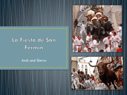 History of La Fiesta de San Fermin