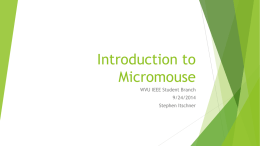 Introduction to Micromouse