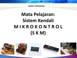 mikrokontroler - SMK Negeri 2 Sragen