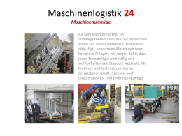 Maschinenlogistik 24