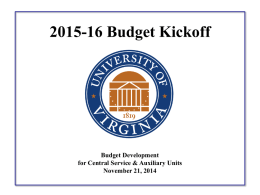 presentation - University of Virginia