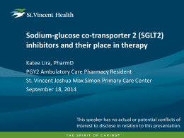 (SGLT2) inhibitors and their place in therapy