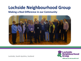 Lochside Neighbourhood Group - Scottish Co