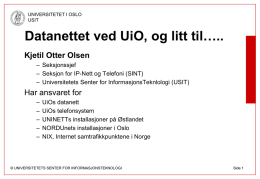 inf3190_v2011 - Universitetet i Oslo