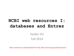 slides - Yin Lab @ NIU