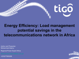 Energy Efficiency: Load management potential savings in