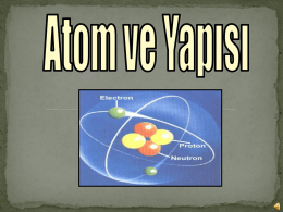 Atom ve Yap*s* - hayatimizfen.com