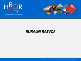 Marina Jurašin: HBOR i ruralni razvoj