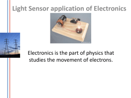 Electronics light sensor