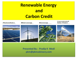 carbon-credit-15-7-2012 - Business Valuation In Gujarat, Legal