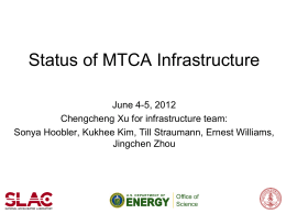 Status of mTCA infrastructure (2)-r1