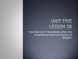 Unit 5 - Lesson 28