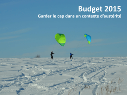 Budget 2015 - Saint
