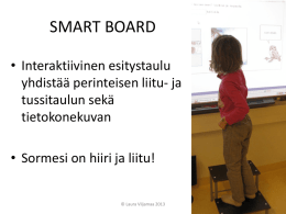 SmartBoard-kosketustaulu