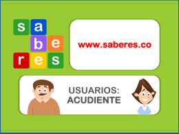 www.sistemasaberes.com www.saberes.co