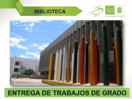 Diapositiva 1 - Biblioteca UIS - Universidad Industrial de Santander