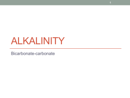8 - Alkalinity