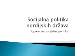 Socijalna politika nordijskih dr*ava