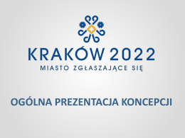 Kraków 2022 miasto zgłaszające się - ogólna