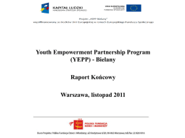 Youth Empowerment Partnership Program (YEPP)