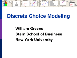 Modeling Consumer Decision Making and Discrete