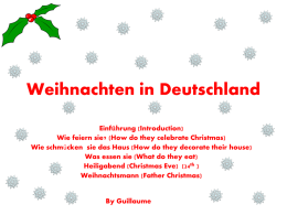 Weihnachten in Deutschland GG