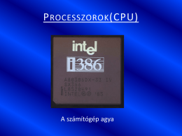 Processzorok(CPU)
