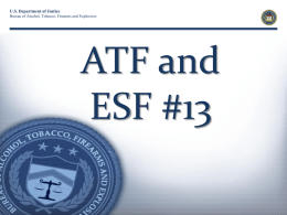 ATF and ESF 13