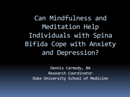 What is Mindfulness?? - Spina Bifida Association