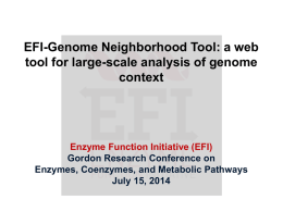 EFI-GNT - Enzyme Function Initiative