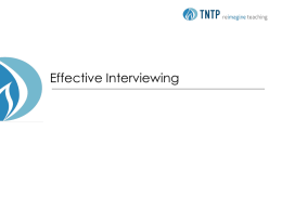 Interviewing Guide: Conduct effective interviews to select
