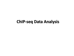ChIP-seq introduction Powerpoint slides