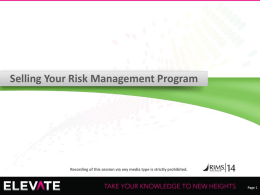 RIMS ppt - selling risk management program_final_no notes
