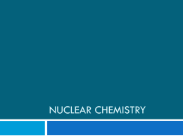 Nuclear Chemistry powerpoint