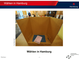 Wahlrecht Hamburg