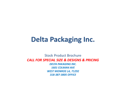 Catalog - Delta Packaging!