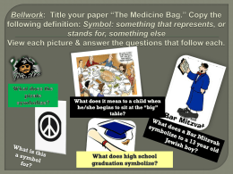 "The Medicine Bag" PPT