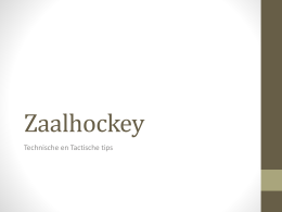 Zaalhockey tips