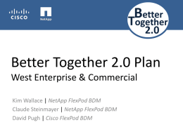 Better Together 2.0 Plan West Enterprise & Commercial