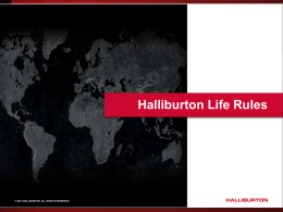 PPT - Halliburton