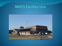 NHCS Facility Use - New Hanover County Schools