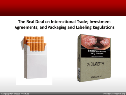 The Real Deal on International Trade and Investment Agreements
