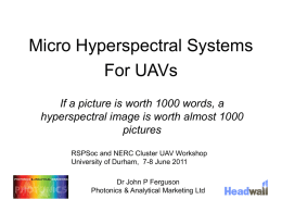 `A talk on `Micro-Hyperspec systems`