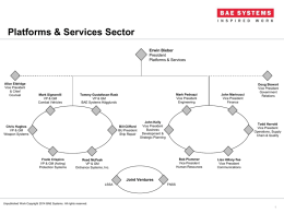 Platforms & Services Organizational Structure